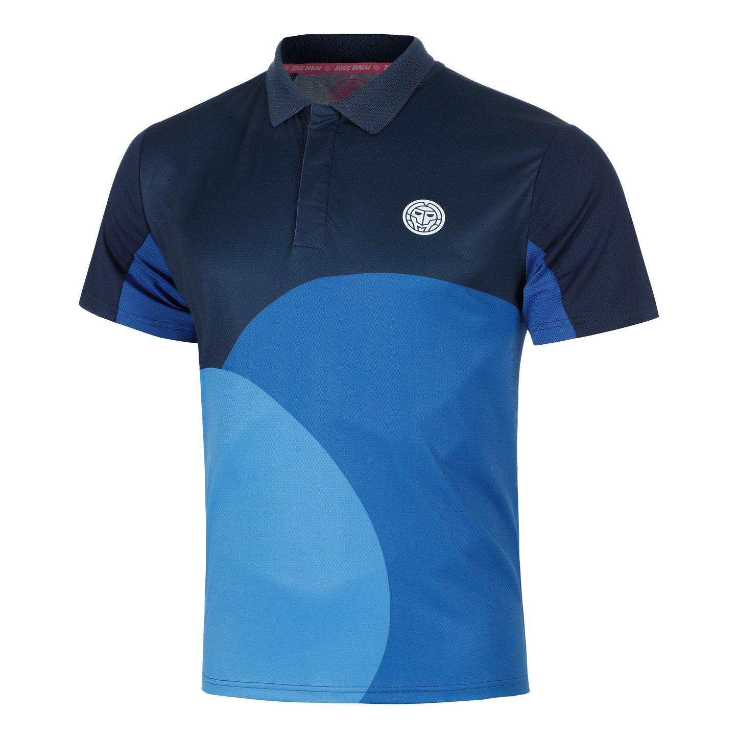 BIDI BADU Bubble Polo Uomini-Blu Scuro,Blu