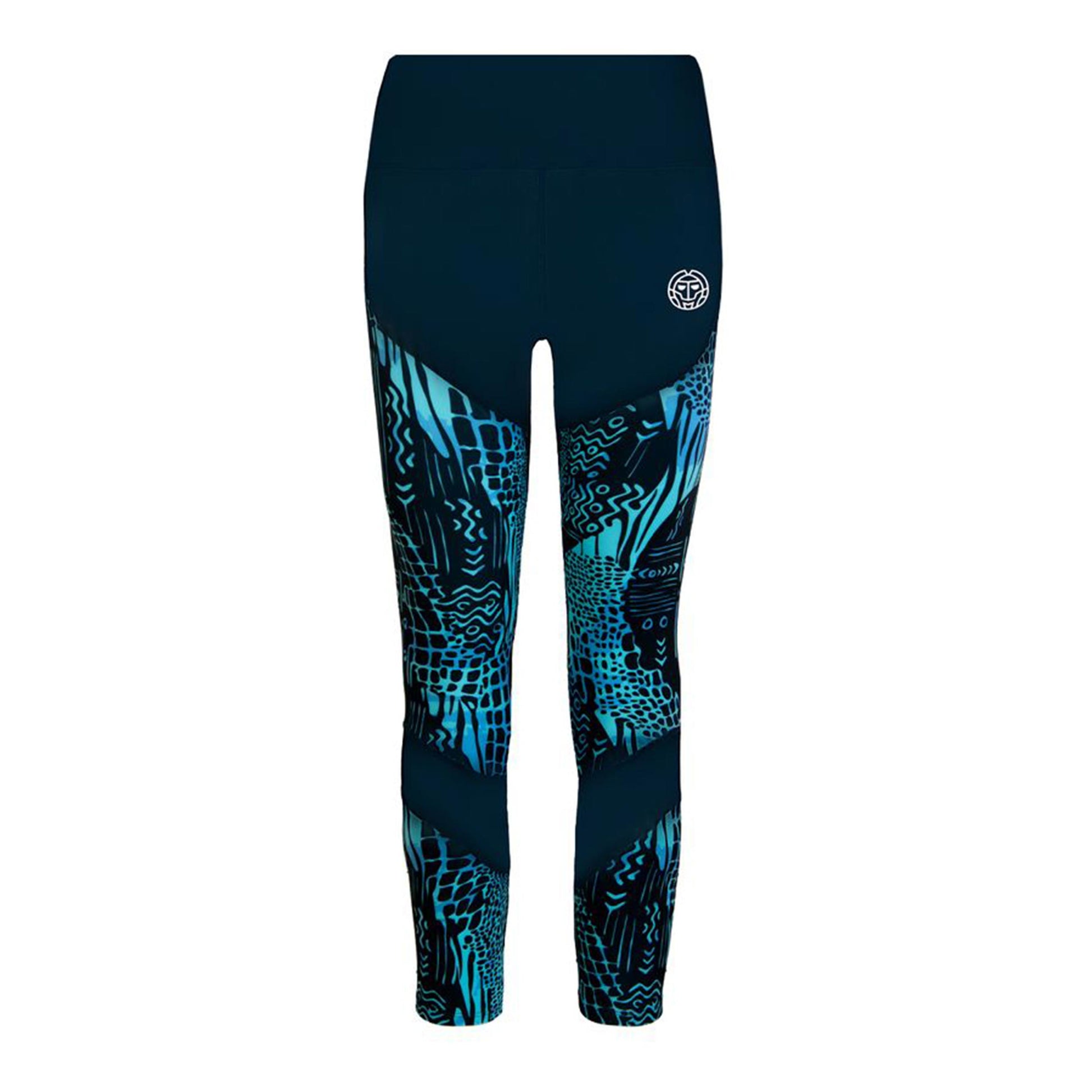 BIDI BADU Abiba Tech Mesh Calzamaglia Donna-Blu Scuro,Blu Chiaro