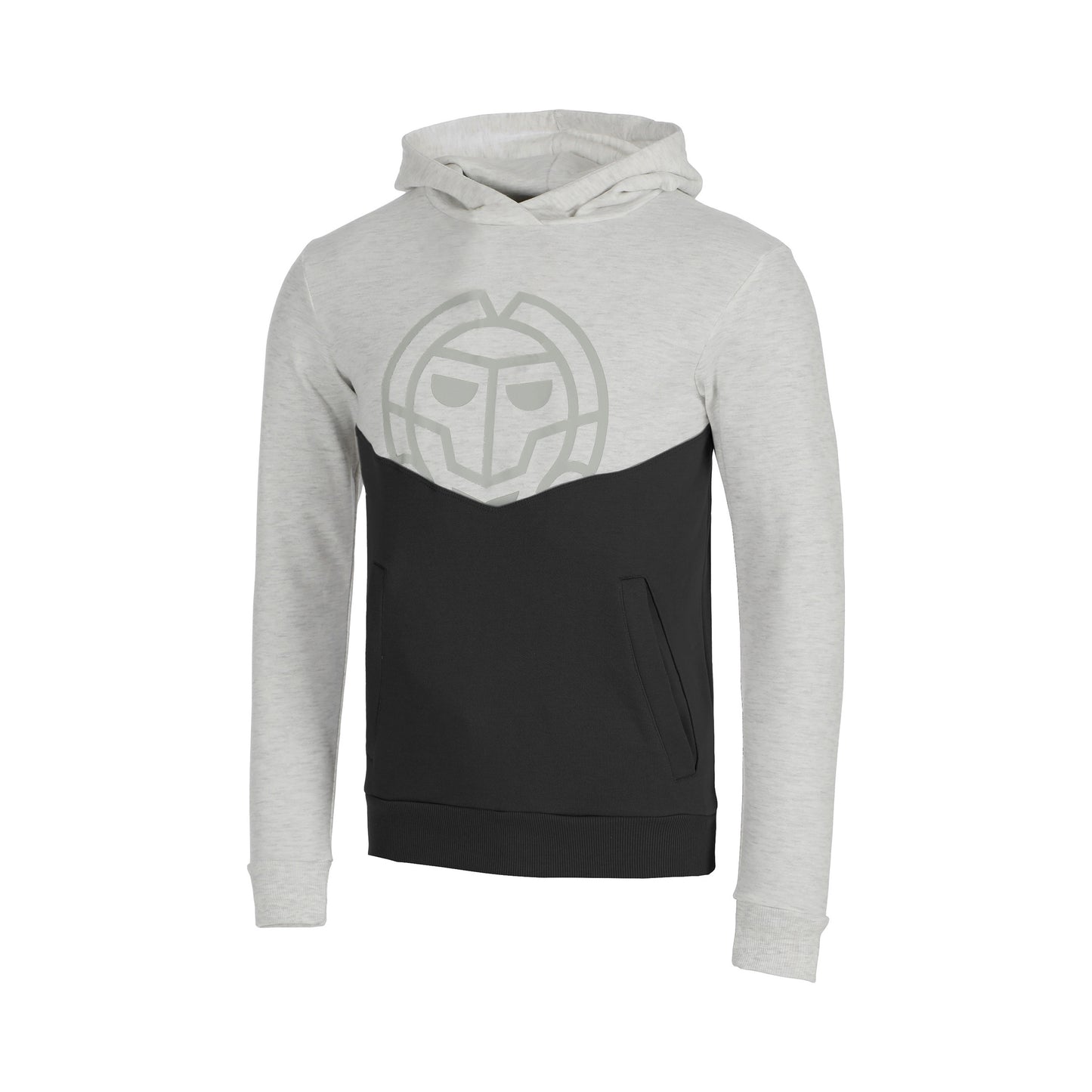 BIDI BADU Bassem Lifestyle Felpa con cappuccio Ragazzi - grigio chiaro, nero