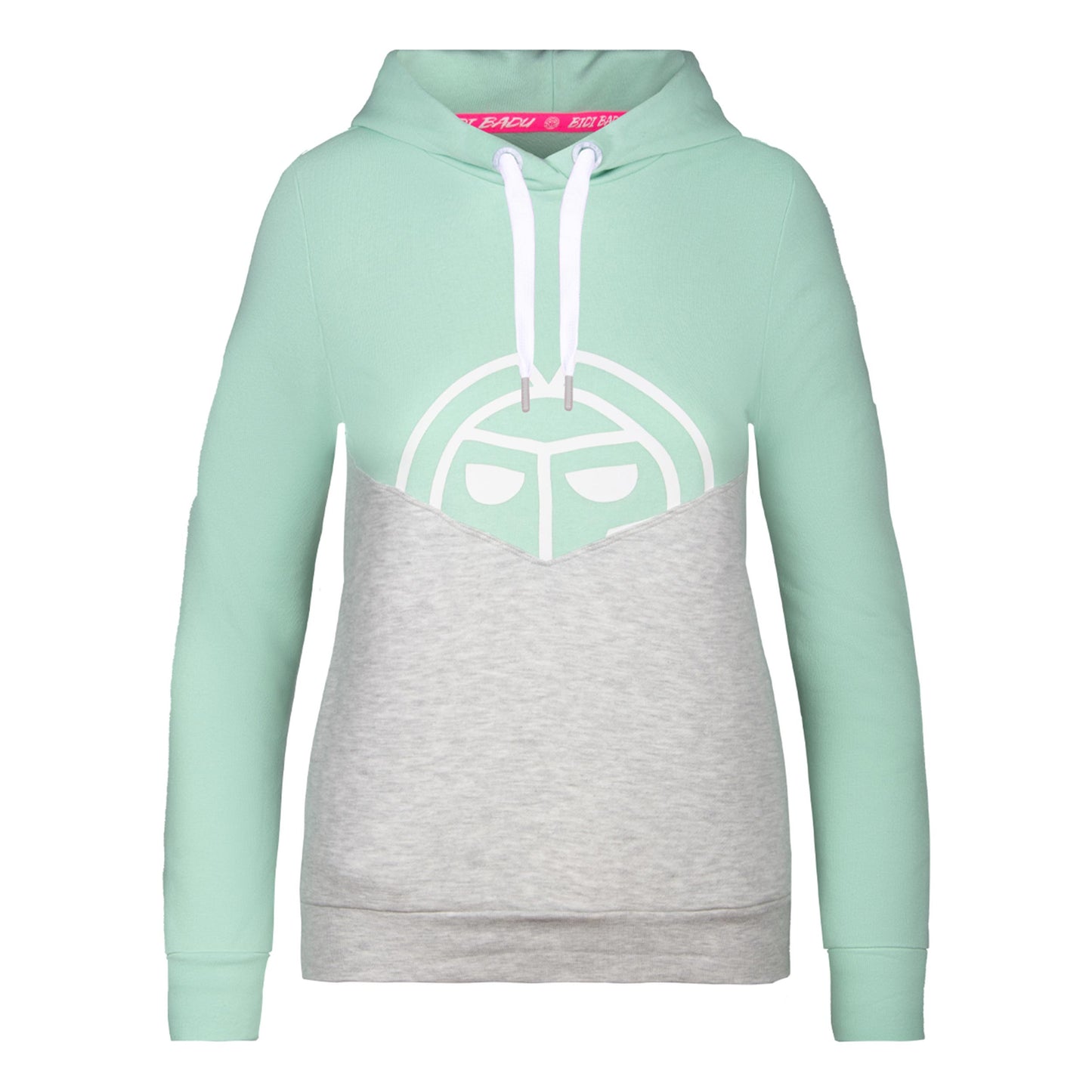 BIDI BADU Salia Lifestyle Felpa Con Cappuccio Donna-Mint,Crema