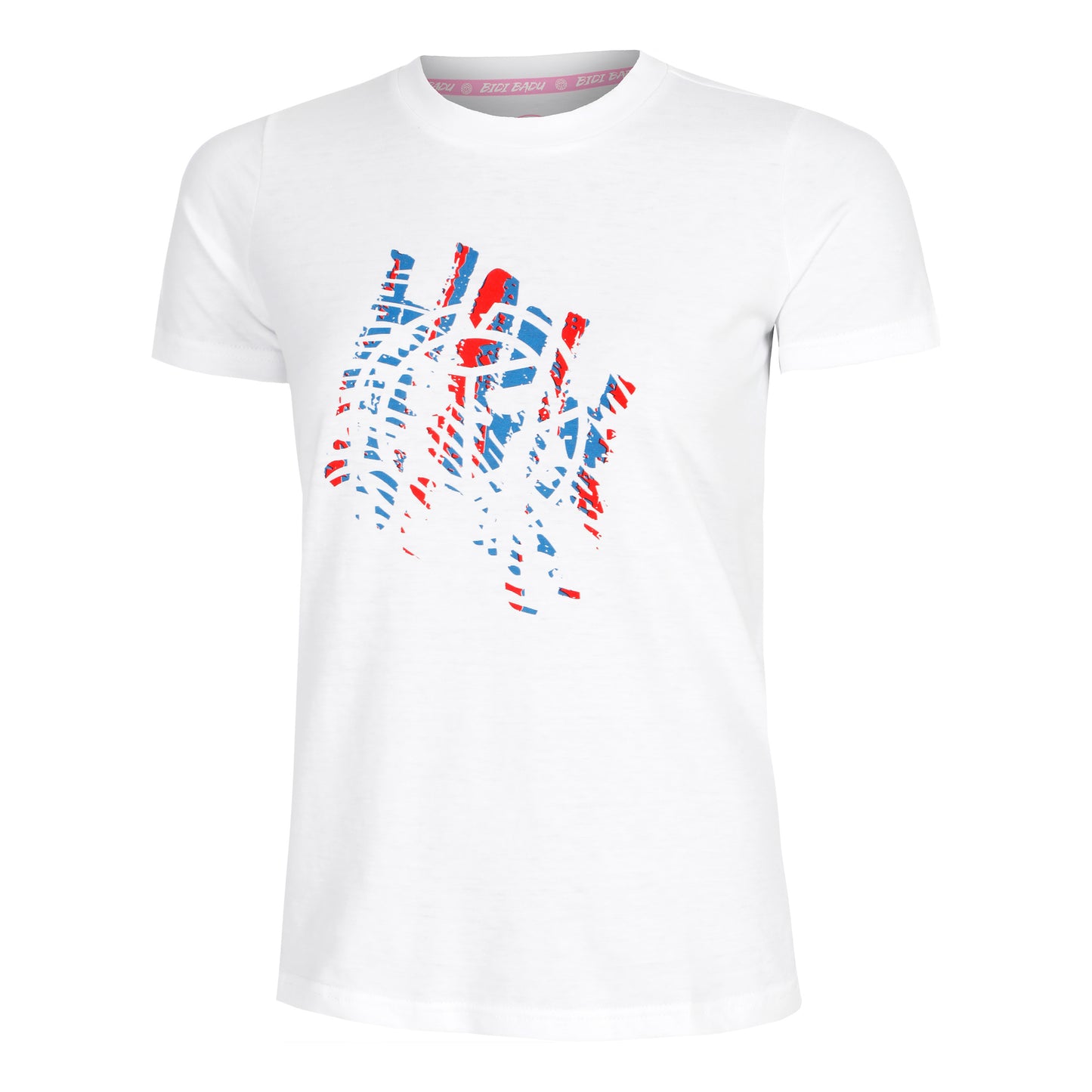 BIDI BADU Shinae Lifestyle Maglietta Donna-Blu,Rosso