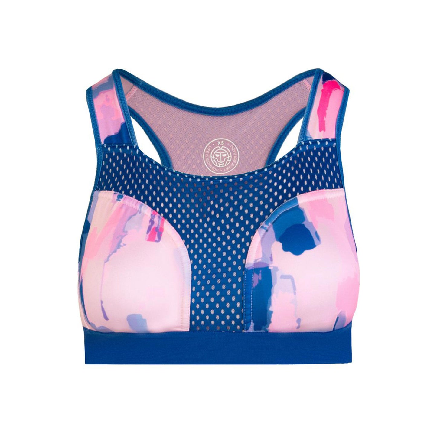 BIDI BADU Singa Tech Reggiseni Sportivi Donna-Blu,Rosa