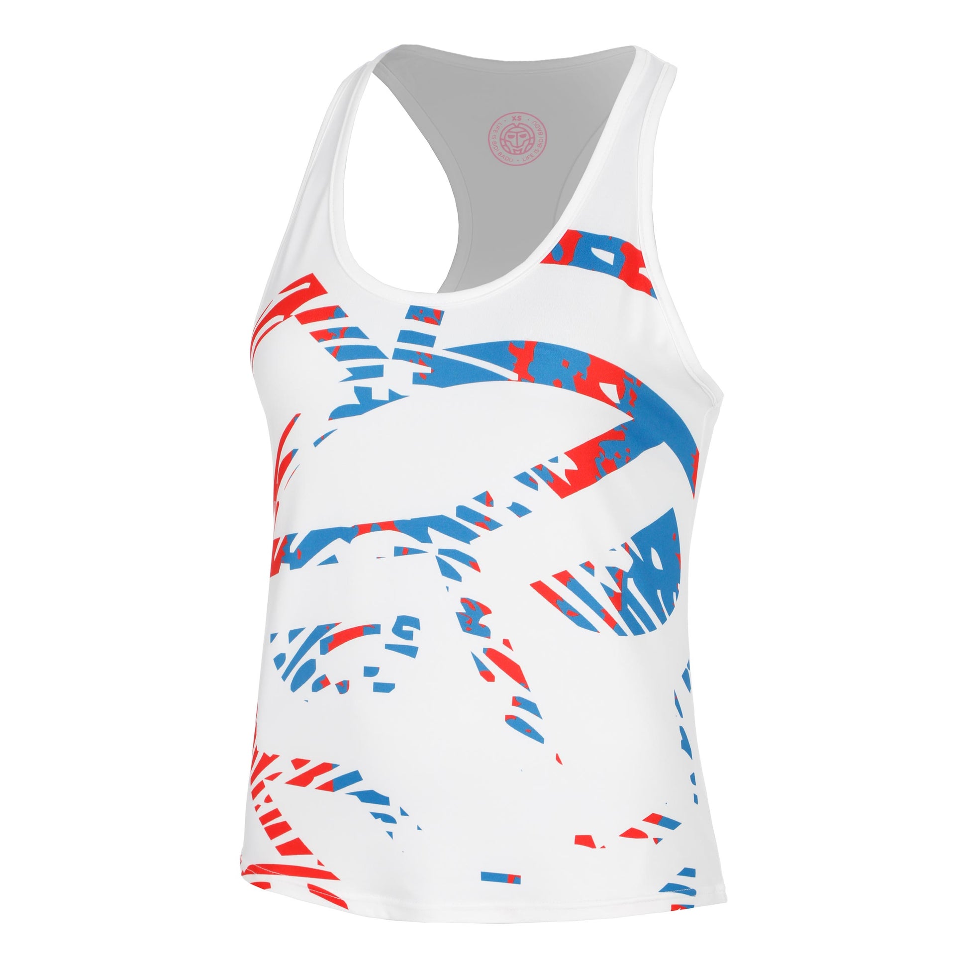 BIDI BADU Tadisa Lifestyle Canottiera Donna-blu, rosso