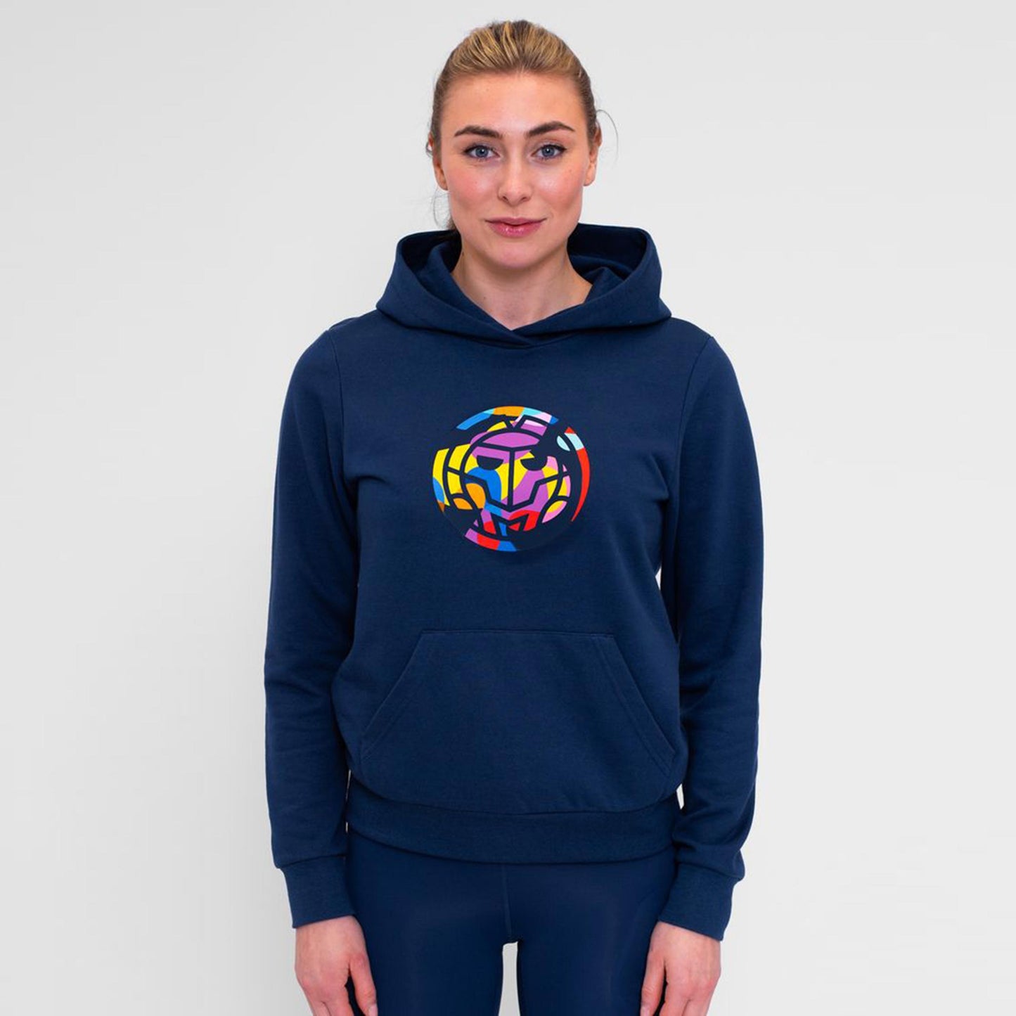 BIDI BADU Twiggy Chill Felpa Con Cappuccio Donna-Blu Scuro,Multicolore