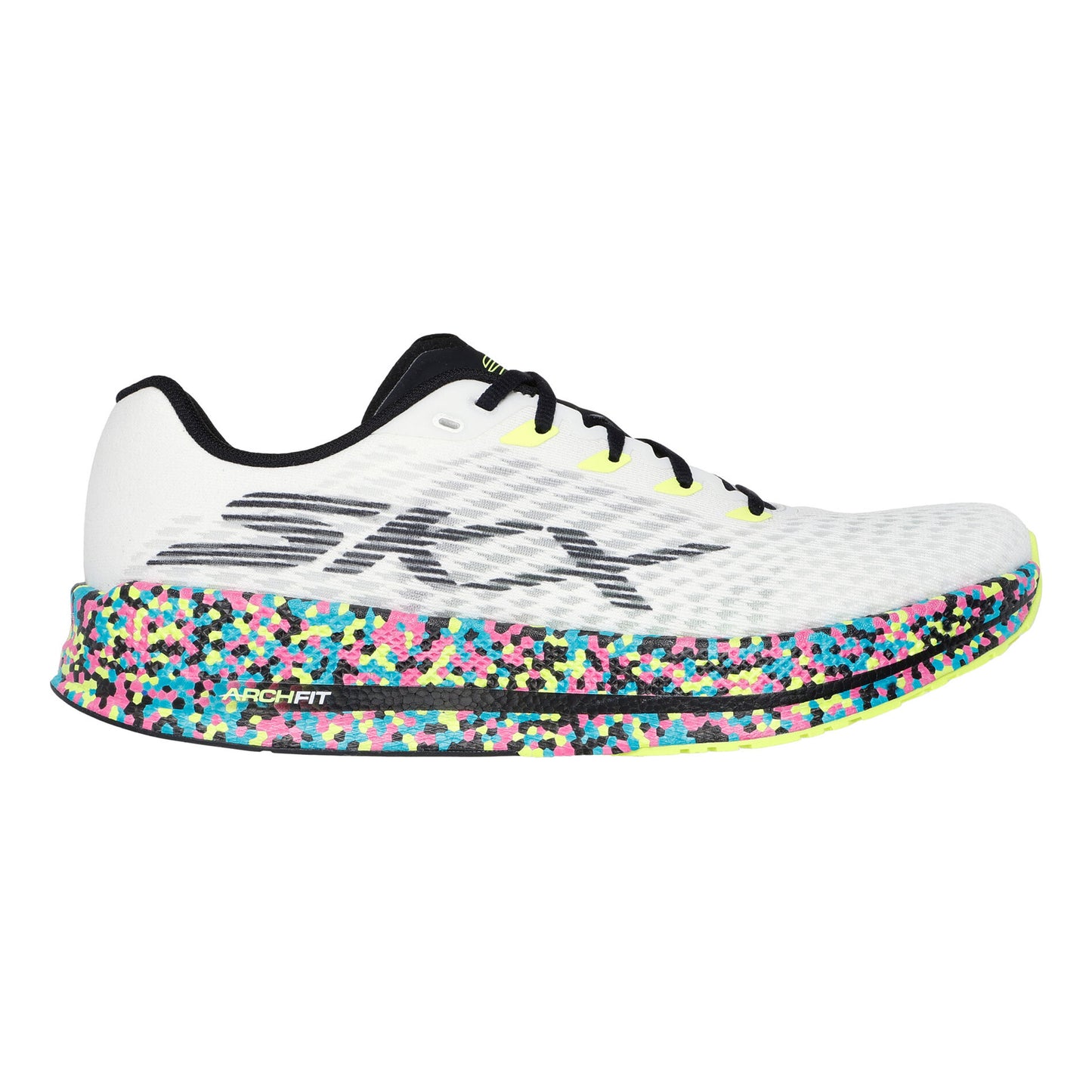 Skechers Go Run Razor 5 Scarpe Neutrali Uomini-Bianco,Multicolore
