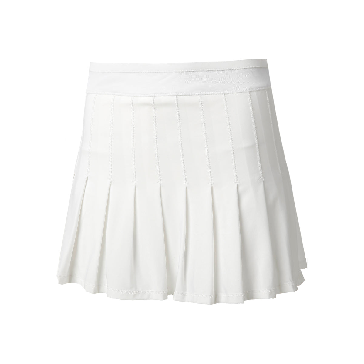 Lucky in Love Long Retro Pleated Gonna Donna - bianco,