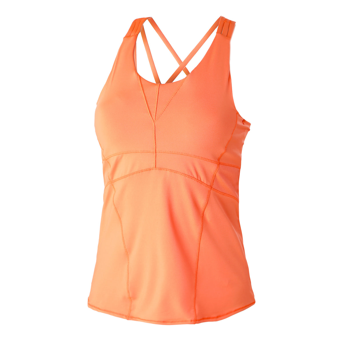 Lucky in Love Shock Cami with Bra Canottiera Donna - corallo,