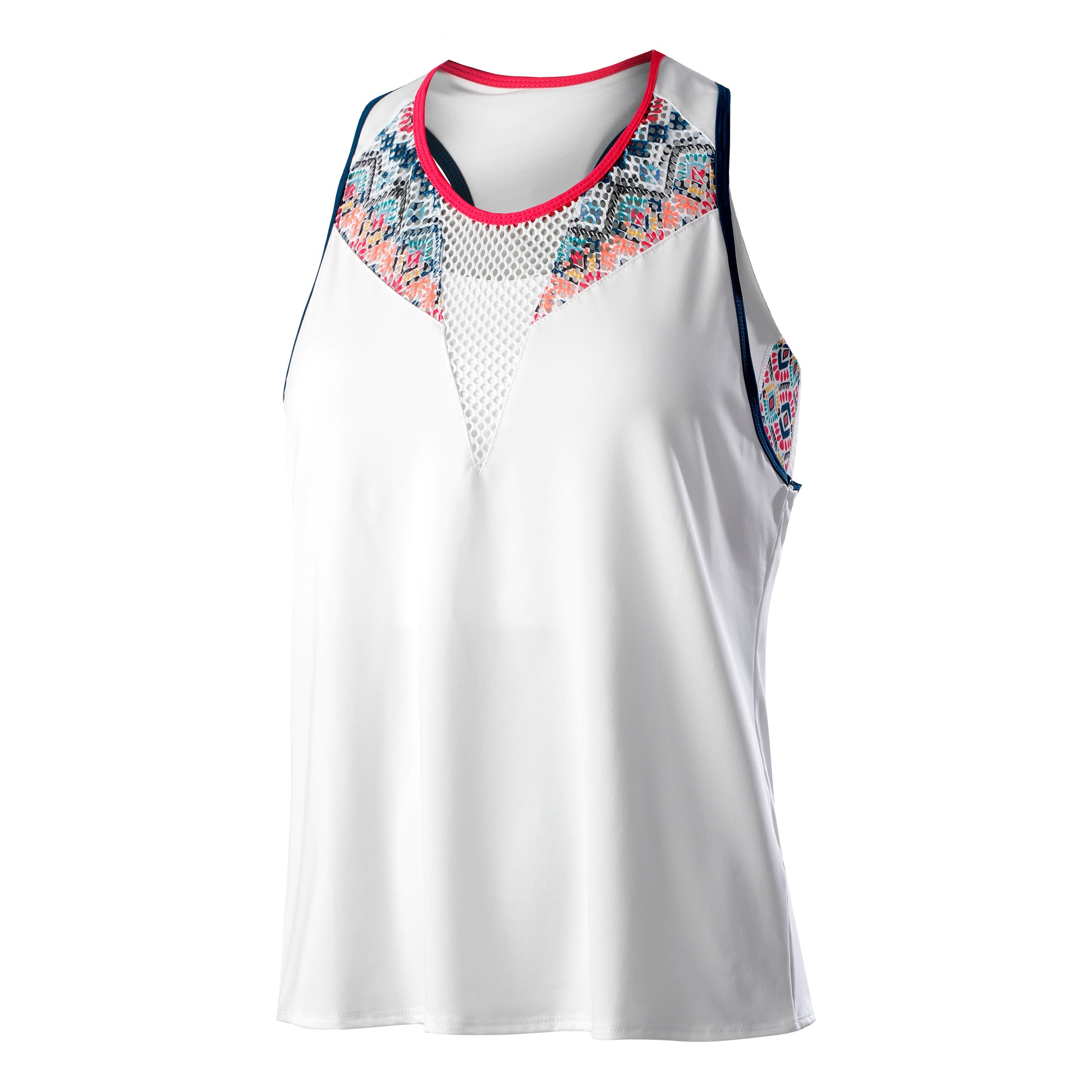 Lucky in Love Think Ink Bralette Canottiera Donna - bianco, multicolore