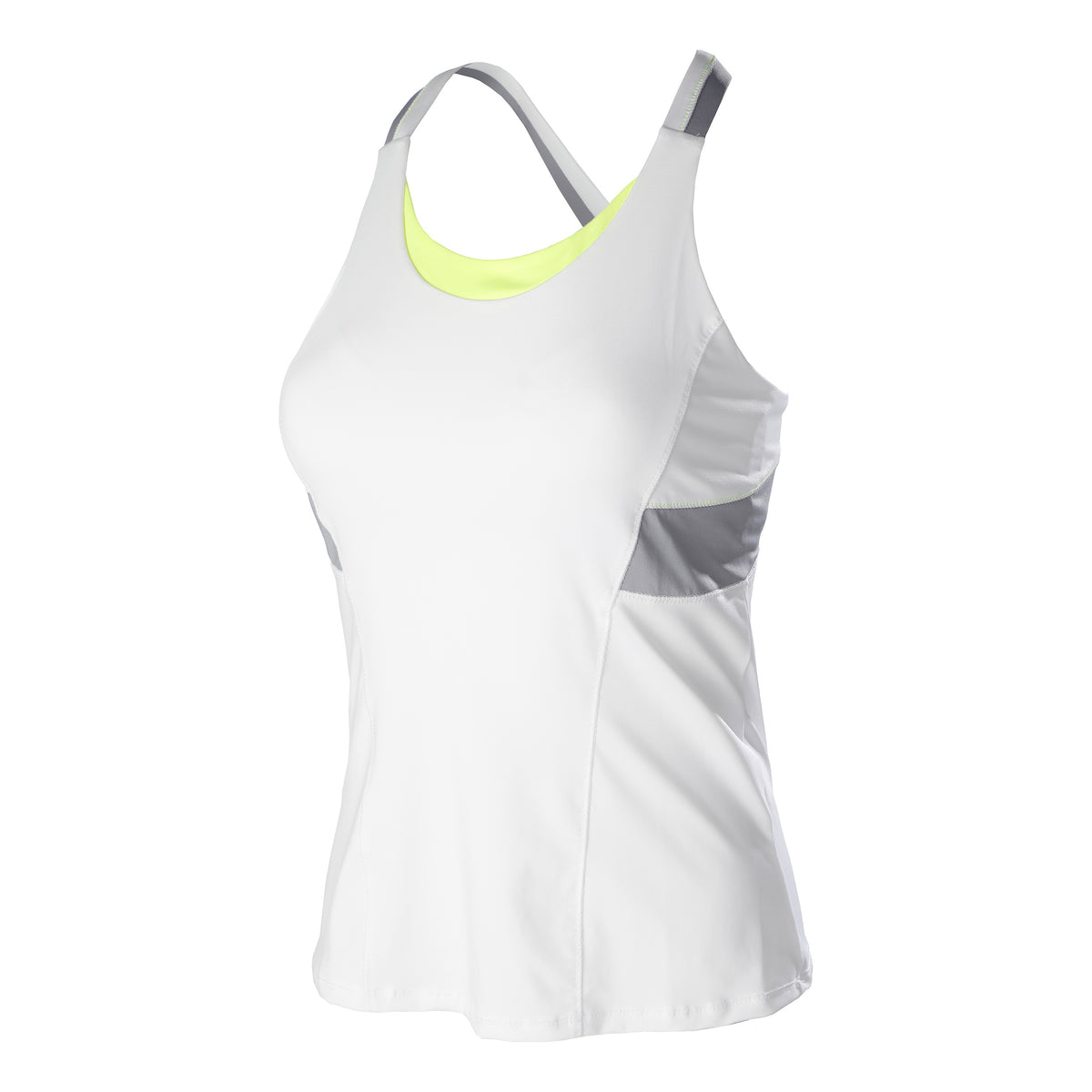 Lucky in Love Viva with Bra Canottiera Donna - bianco, grigio