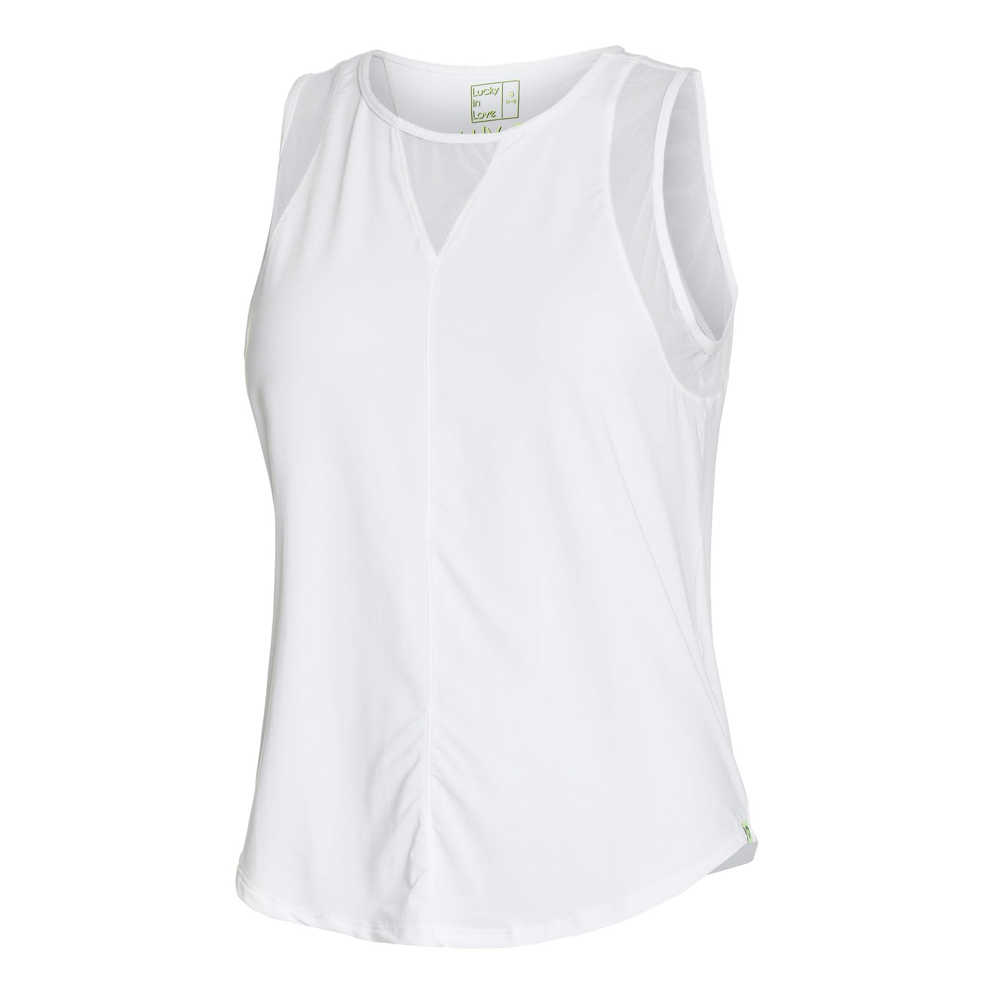 Lucky in Love Chill Out Canottiera Donna-Bianco