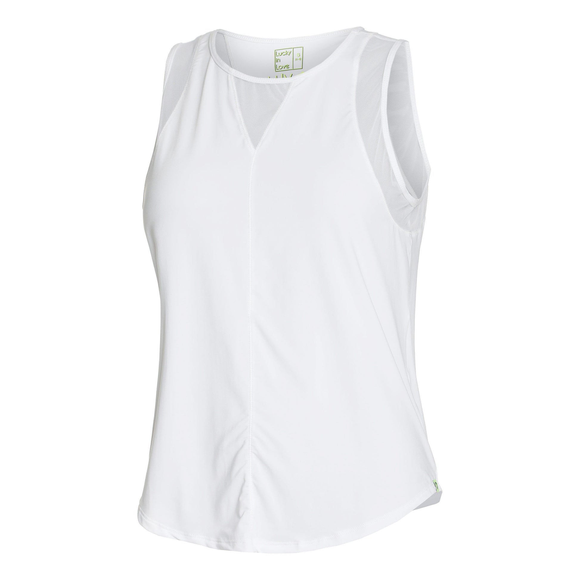 Lucky in Love Chill Out Canottiera Donna-Bianco