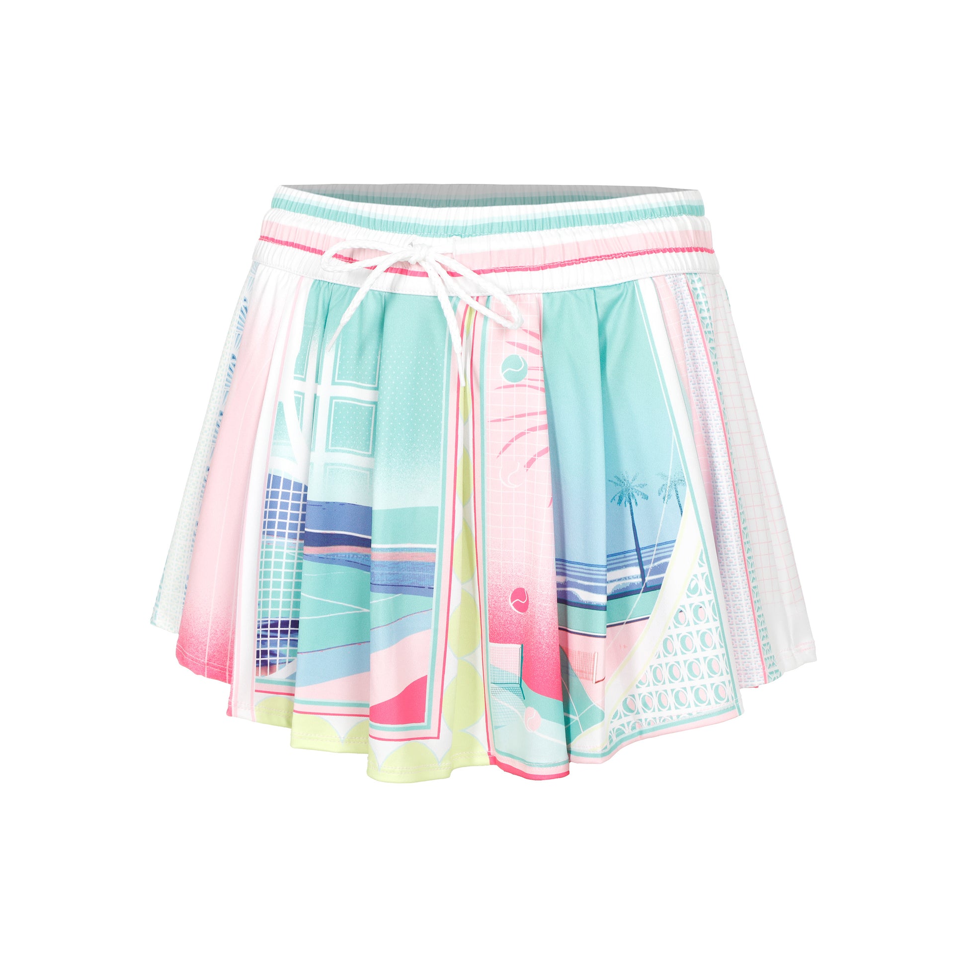 Lucky in Love High Waist Deco Love Gonna Donna - bianco, multicolore