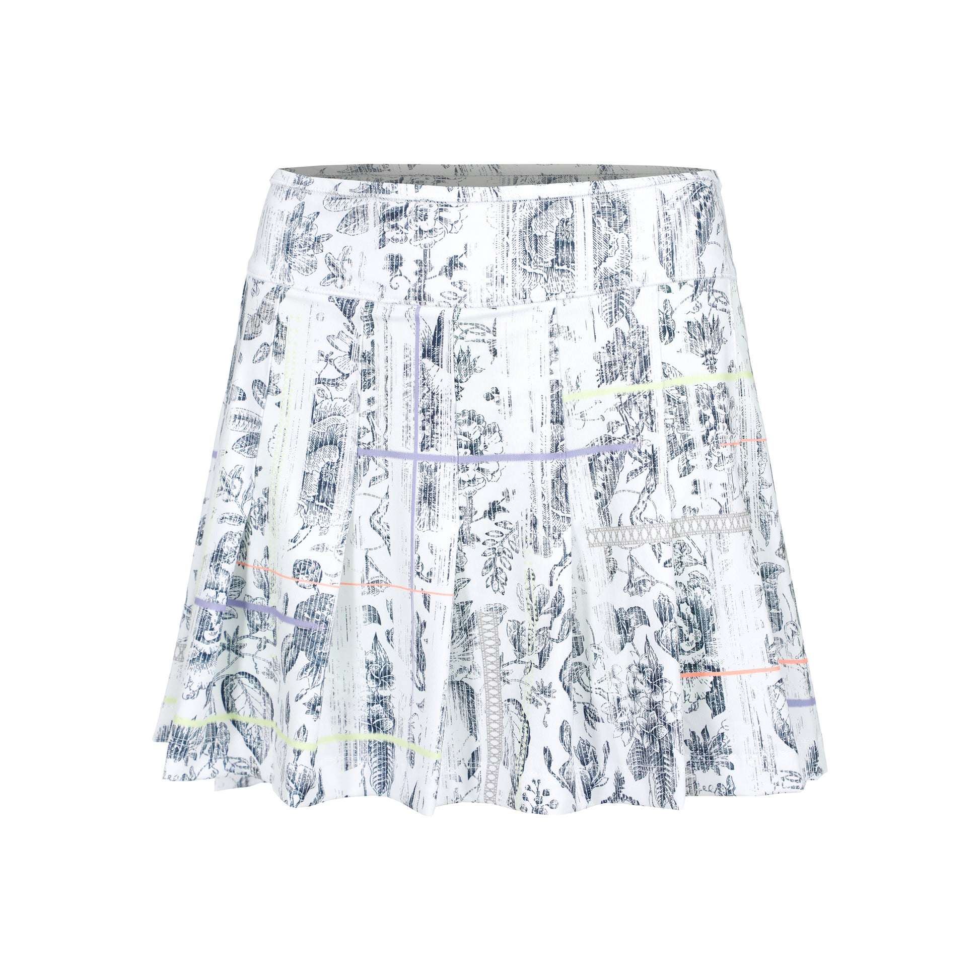 Lucky in Love Retro Deco Gonna Donna - bianco, multicolore