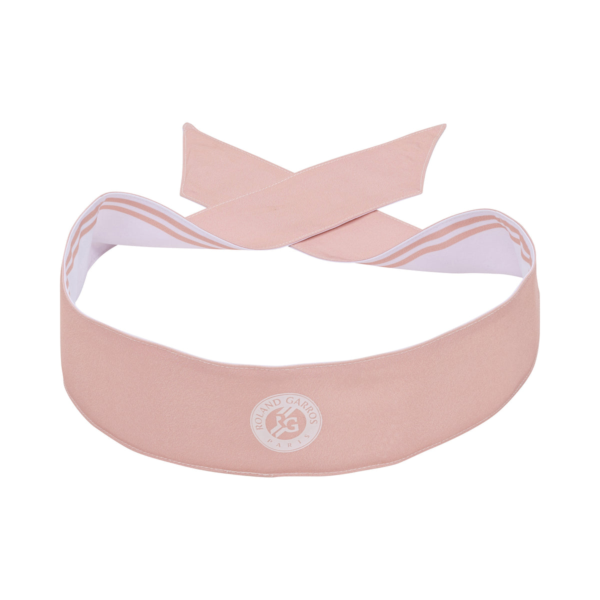 Roland Garros Performance Bandana Donna-Rosa,Bianco