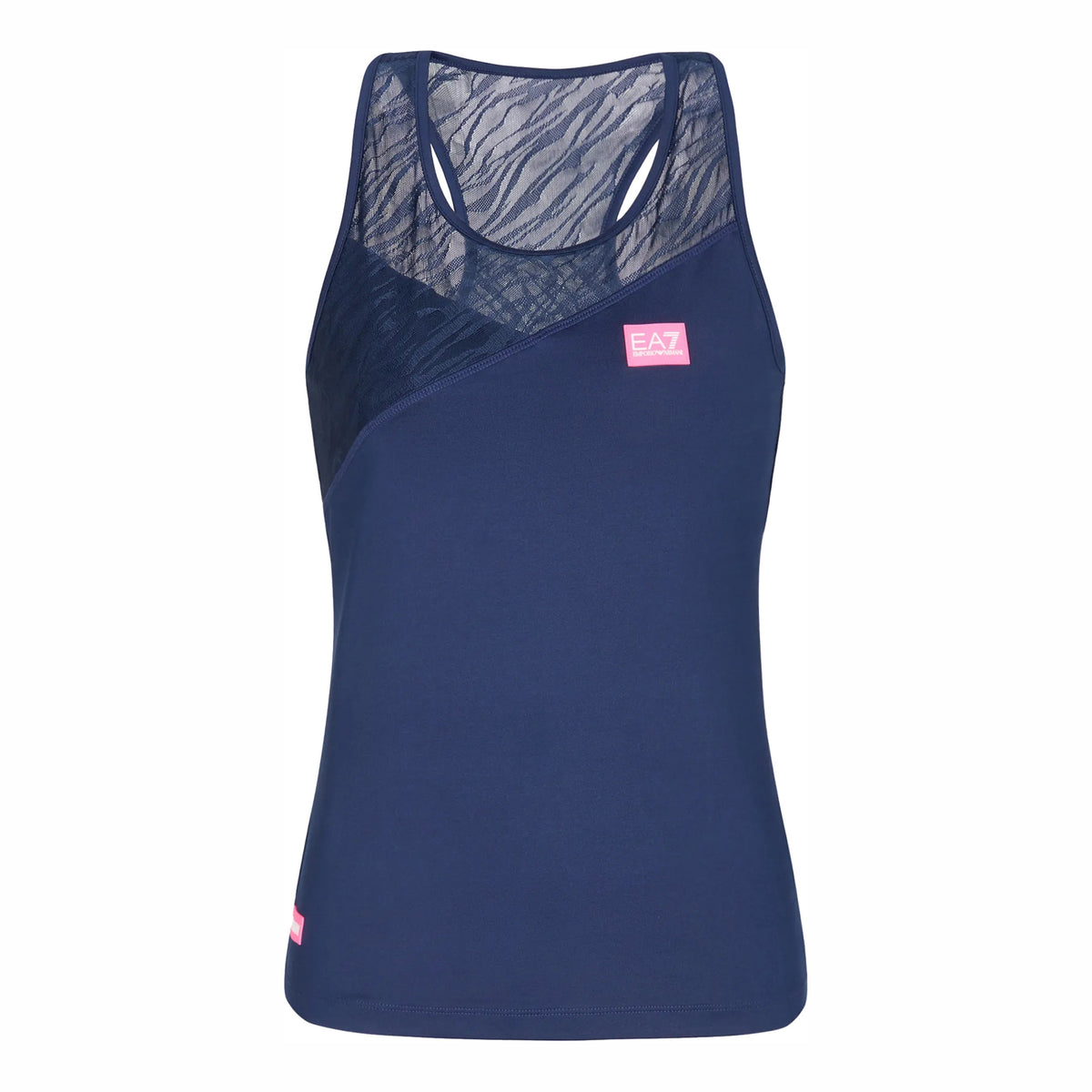 EA7 Tennis Pro Canottiera Donna - blu,