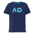 AO Stack Print Core Logo Maglietta Uomini - blu scuro, blu