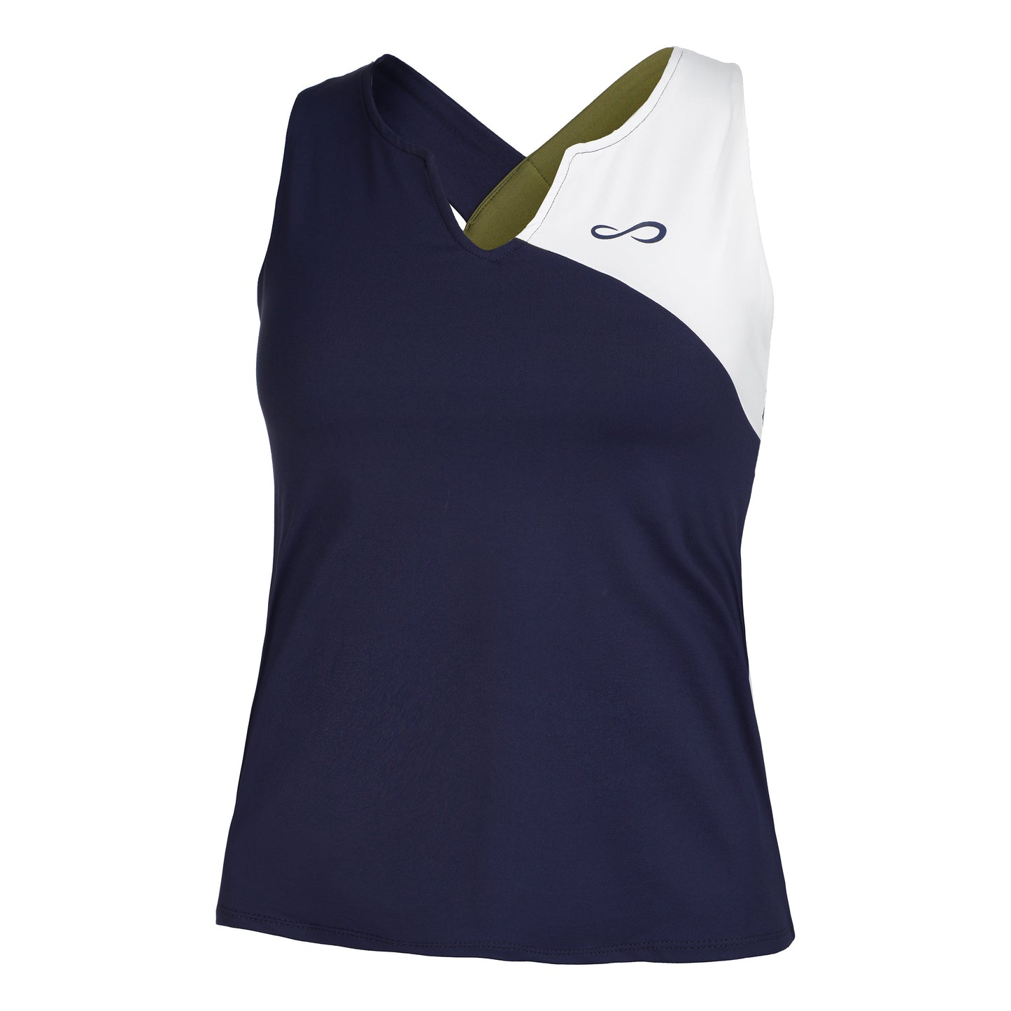 Endless Bliss Canottiera Donna - blu scuro, bianco