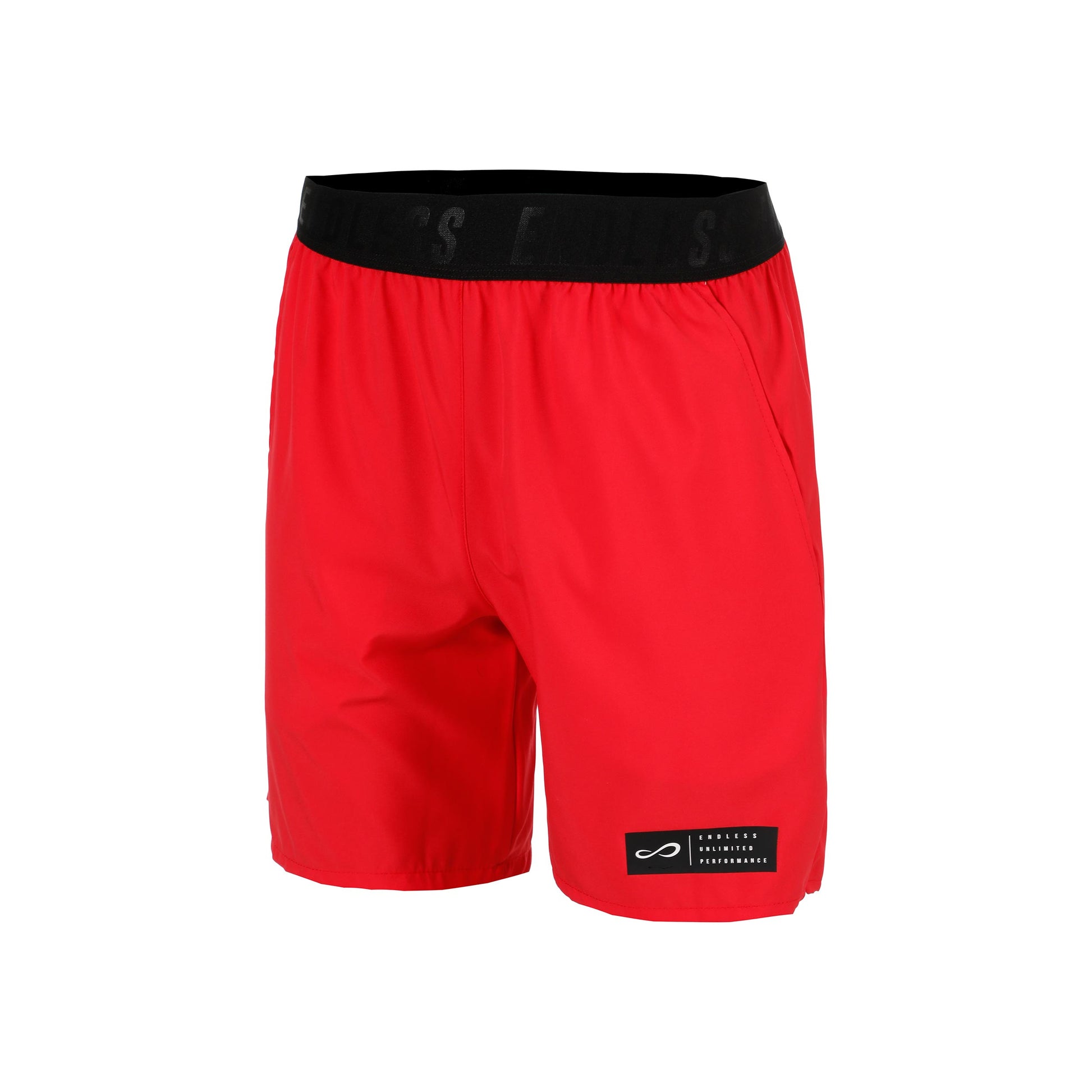 Endless Ace Iconic Pantaloncini Uomini - rosso, nero