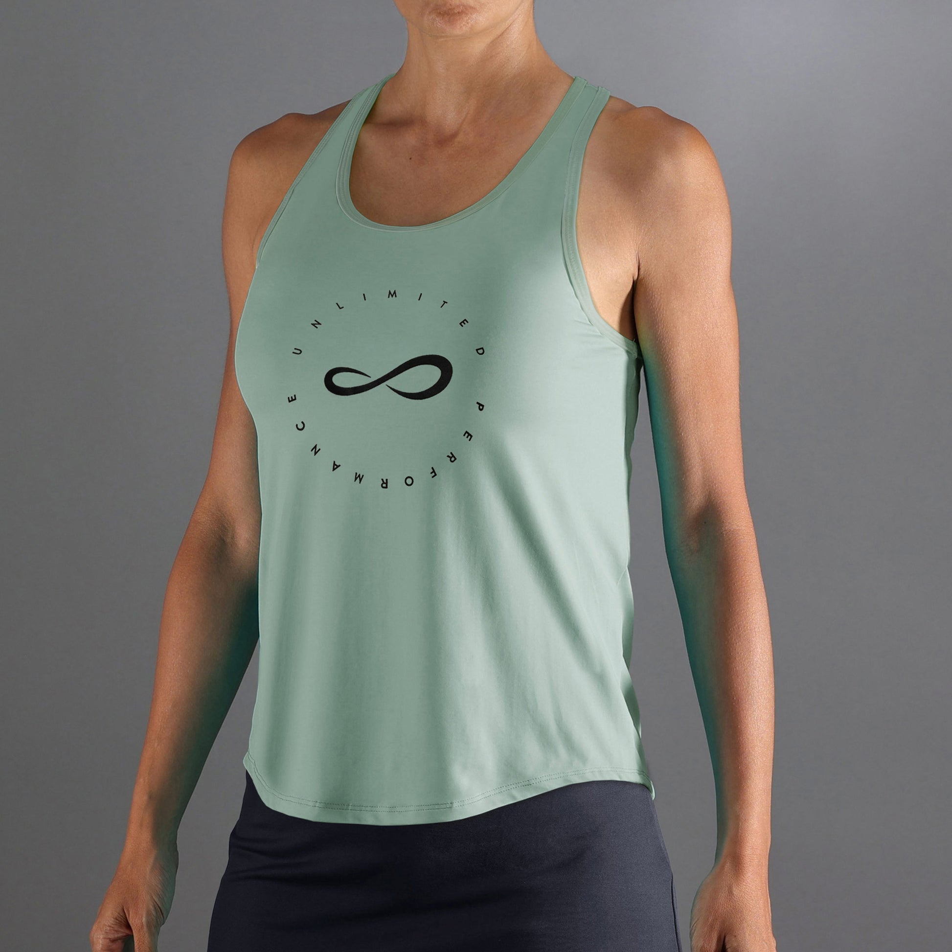 Endless Cercle Canottiera Donna-Verde,Blu Scuro