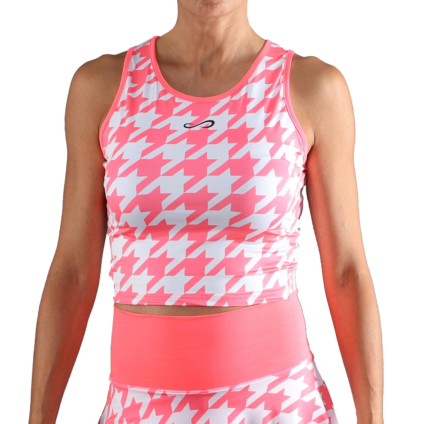 Endless Chill Canottiera Donna-Corallo,Bianco