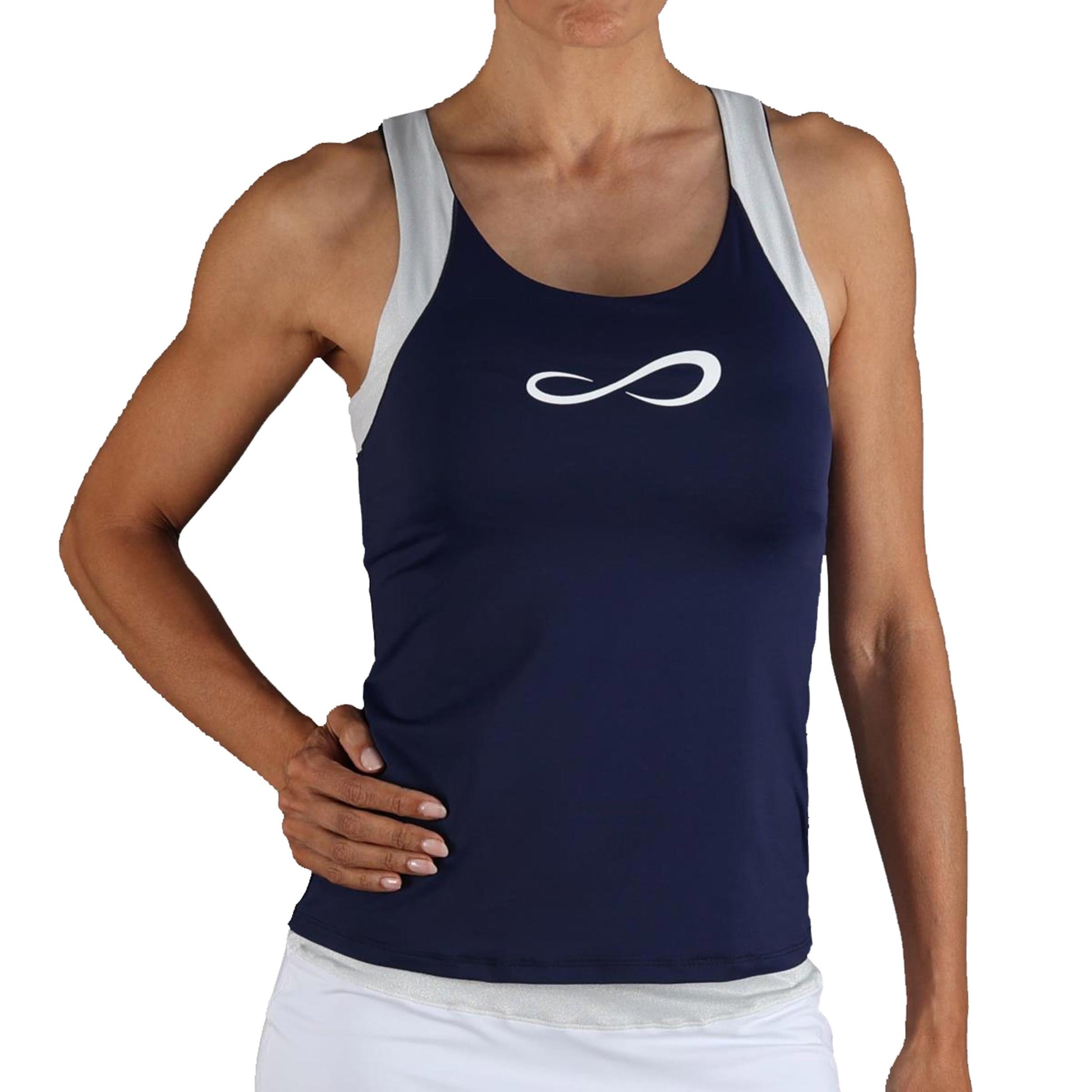 Endless Race Canottiera Donna-Blu Scuro