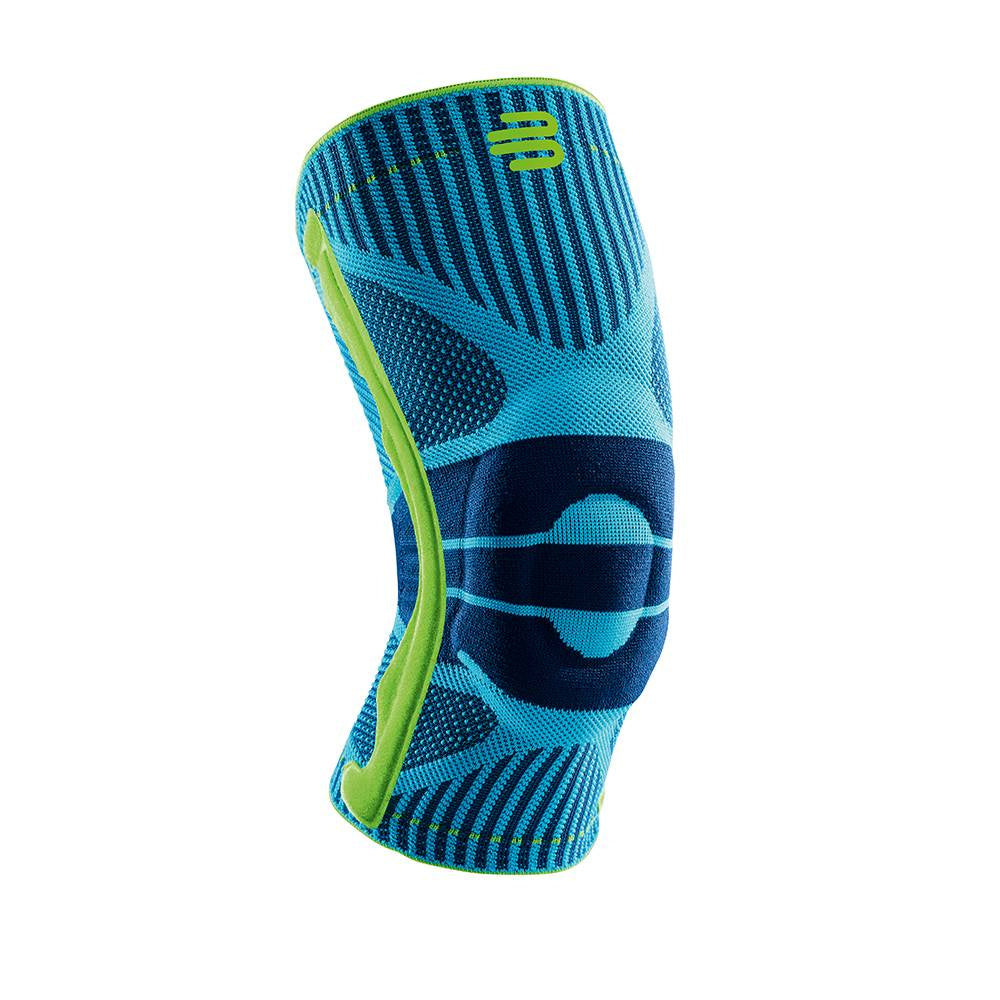 Bauerfeind Sports Knee Support Ginocchiera-Turchese, Lime