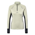Mesa Half-Zip Top da corsa Donna - beige, nero