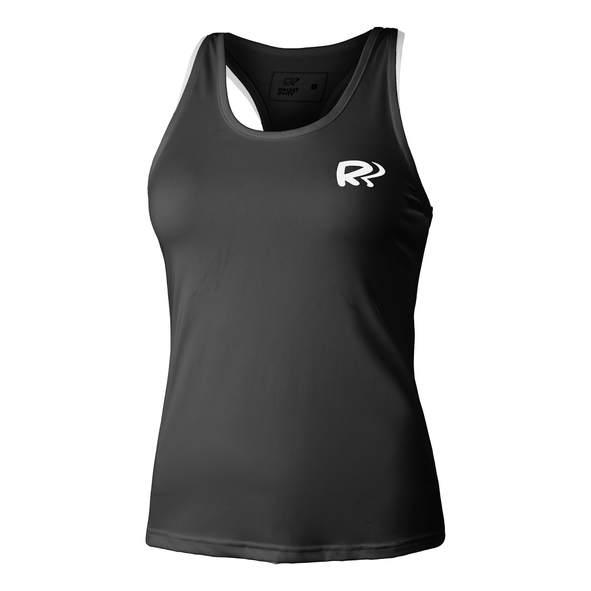 Racket Roots Teamline Canottiera Donna-Nero