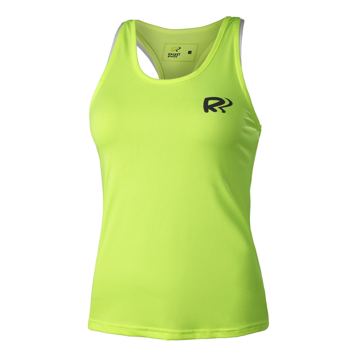 Racket Roots Teamline Canottiera Donna-Giallo Neon