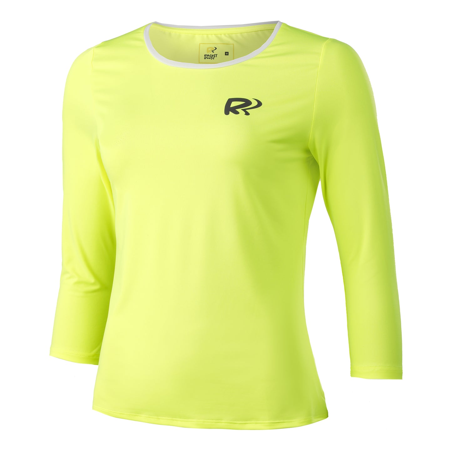 Racket Roots Teamline Manica Lunga Donna-Giallo