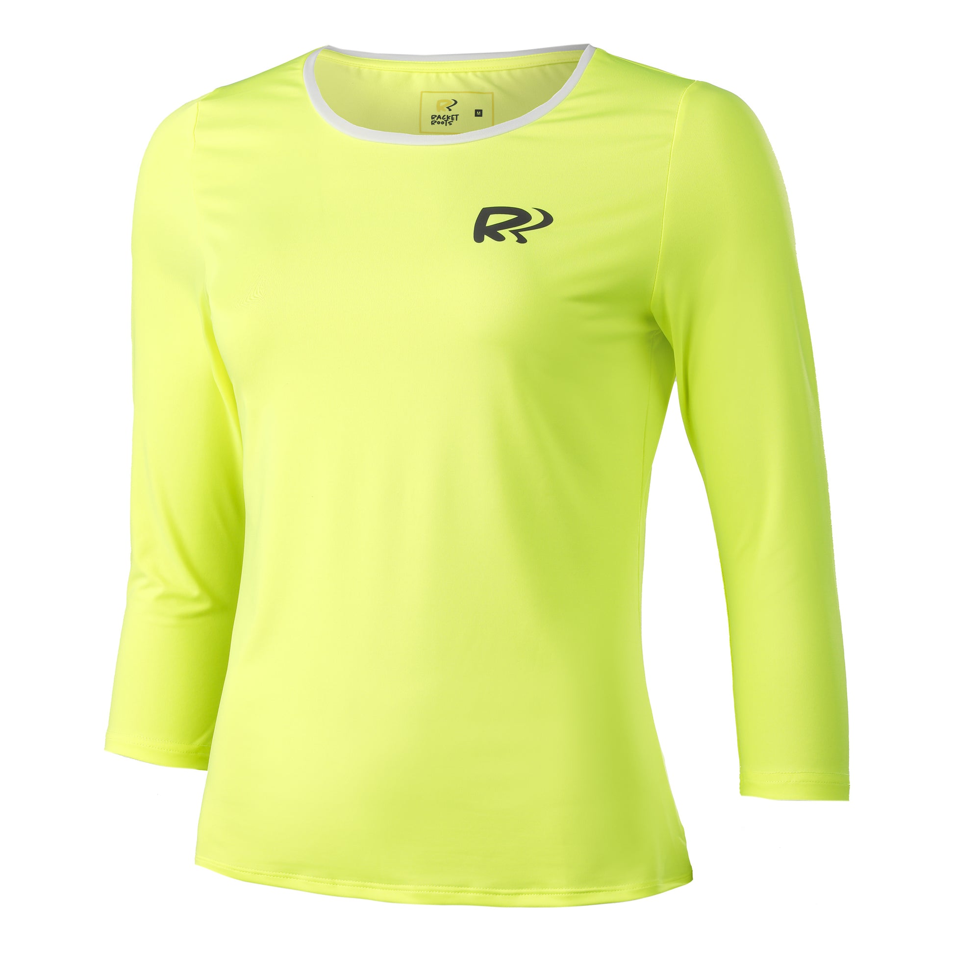 Racket Roots Teamline Manica Lunga Donna-Giallo