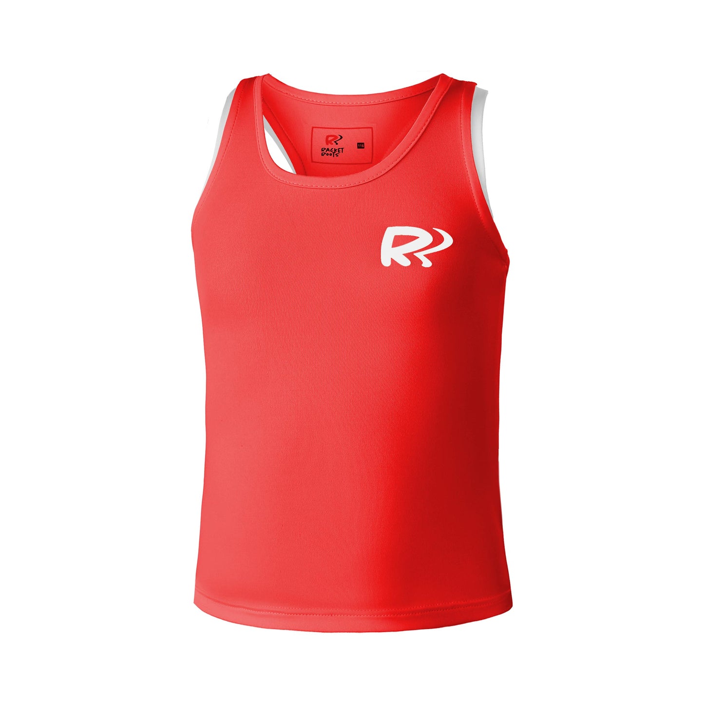 Racket Roots Teamline Canottiera Ragazze-Rosso