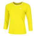 Teamline Manica Lunga Donna-Giallo