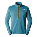 Winter Warm Pro 1/4 Zip Camicia da corsa Uomini - grigio-blu,
