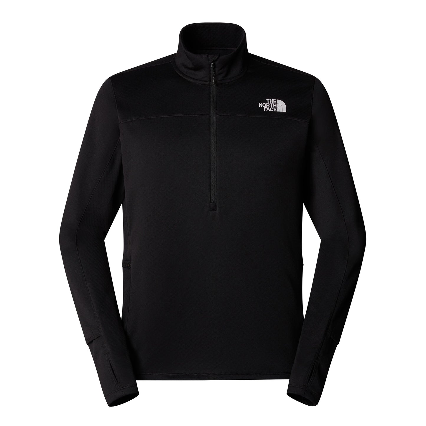 The North Face Winter Warm Pro 1/4 Zip Camicia Da Corsa Uomini-Nero