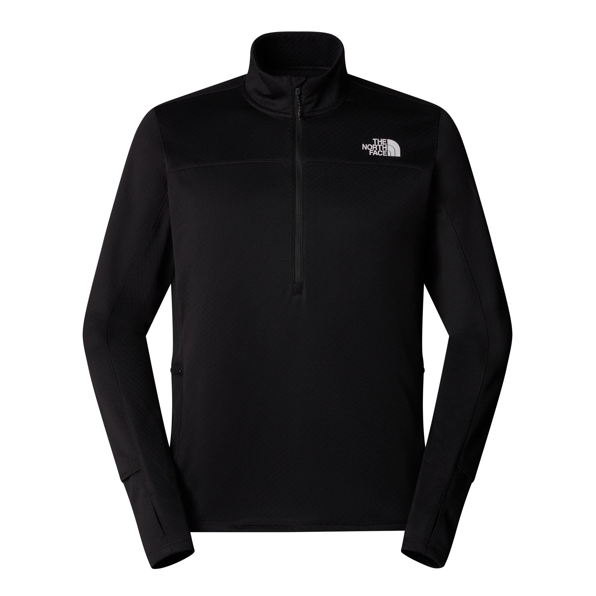 The North Face Winter Warm Pro 1/4 Zip Camicia Da Corsa Uomini-Nero