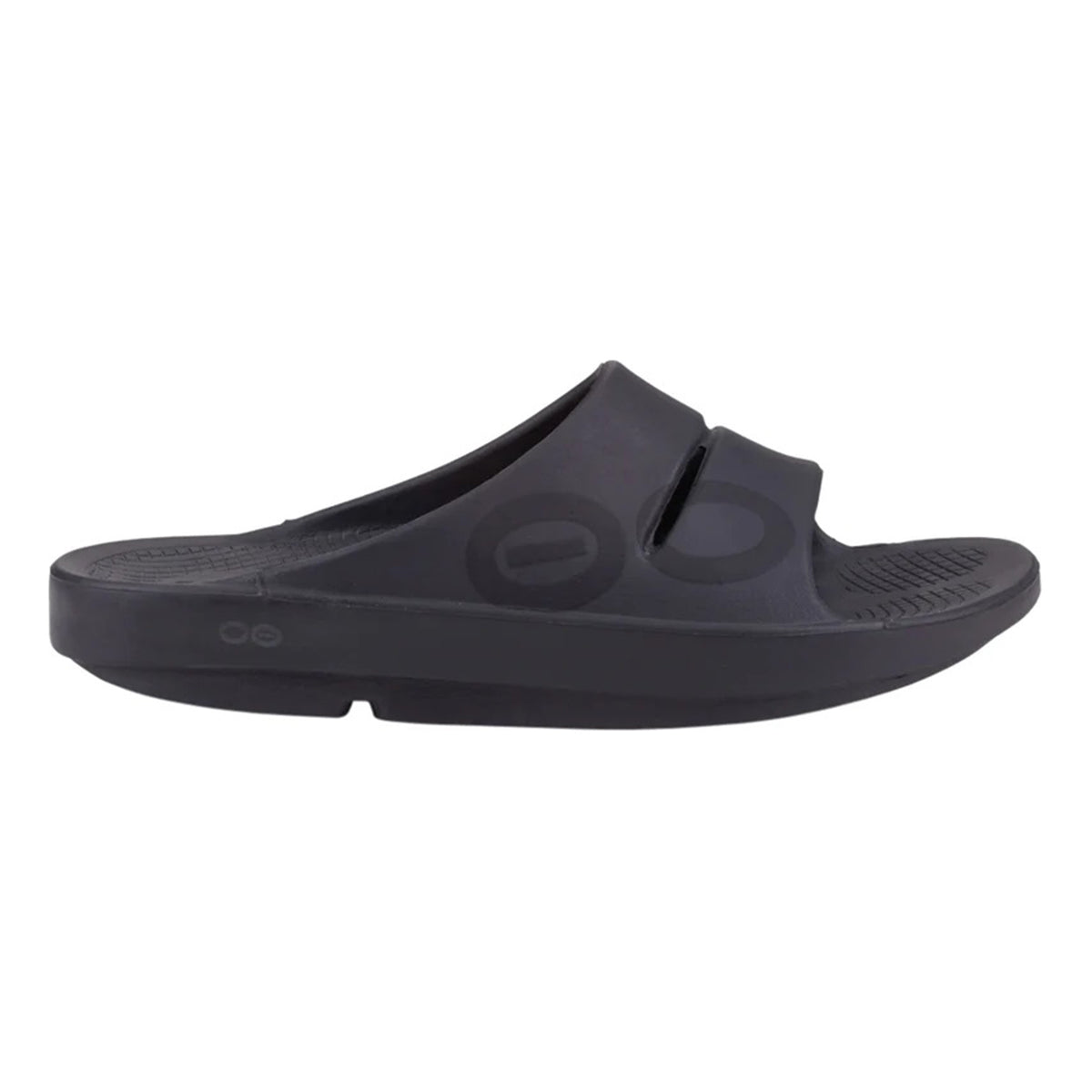 OOFOS Ooahh Sport Scarpe da recupero Unisex - nero opaco