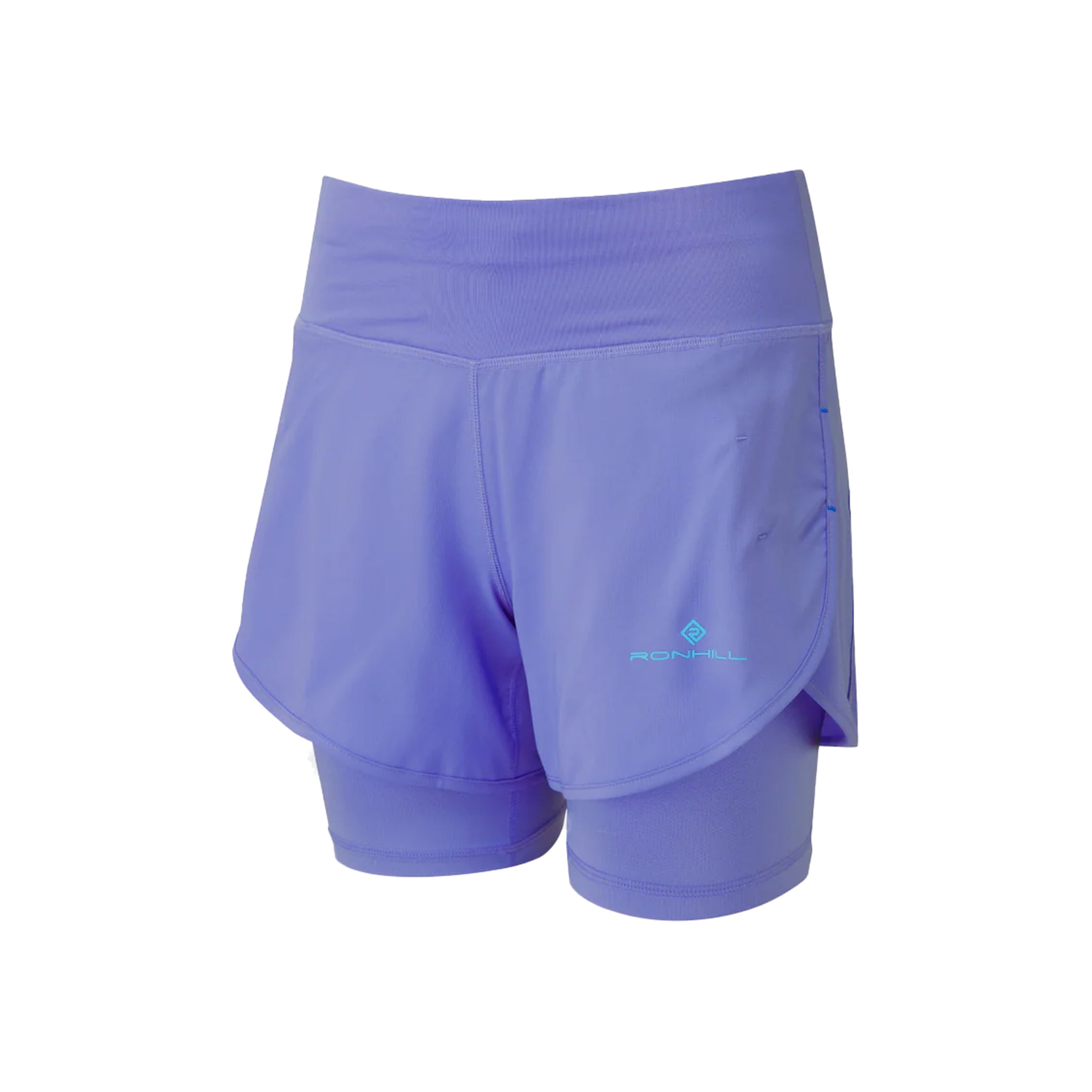 Ronhill Tech 4.5in Twin Pantaloncini da corsa Donna - viola,