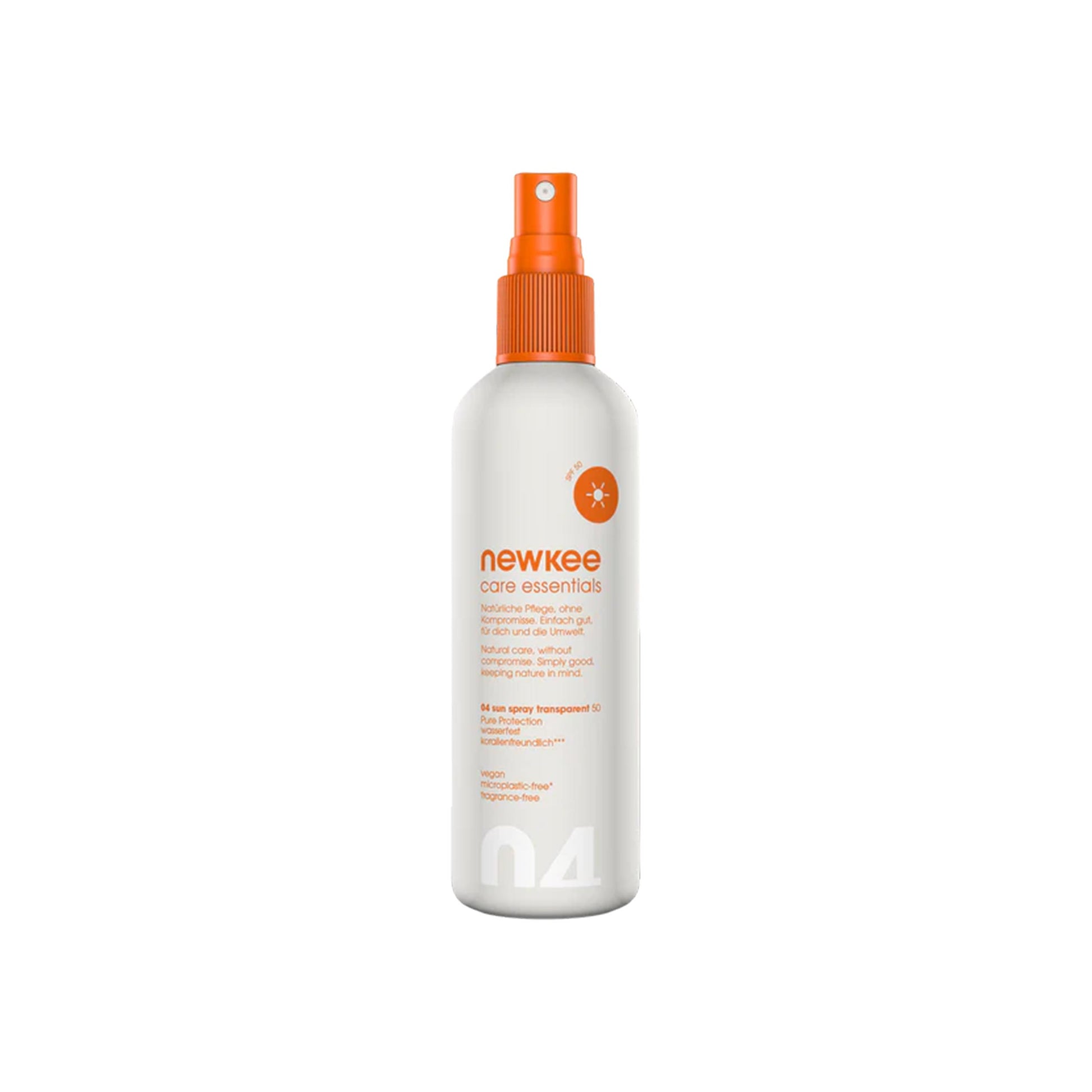 Newkee Sun Spray transparent 50 Cosmetici - bianco, arancione