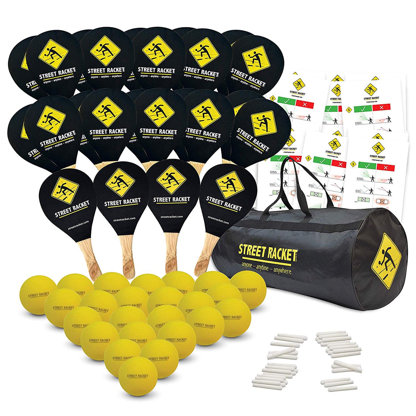 Street Racket Schul-Set Sport Ricreativi-Multicolore