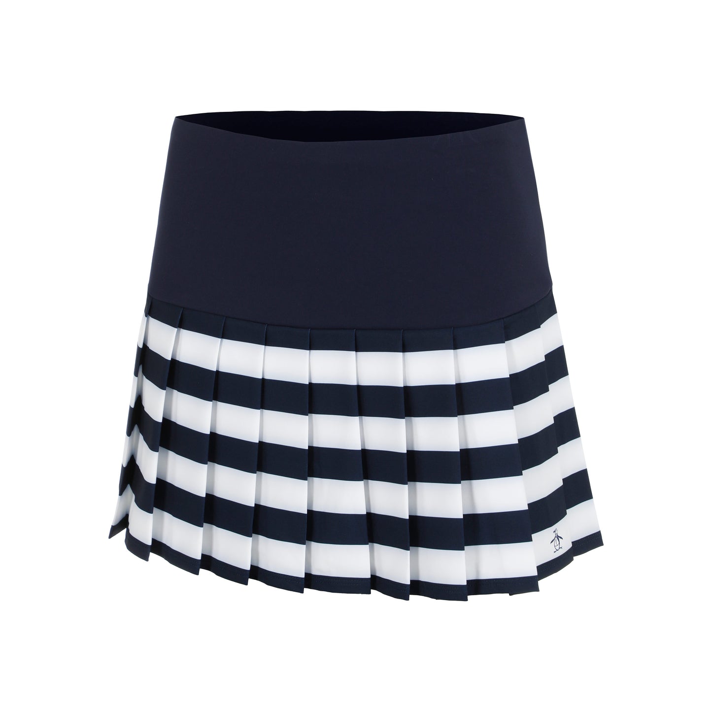 Original Penguin Striped Pleated Gonna Donna-Blu Scuro