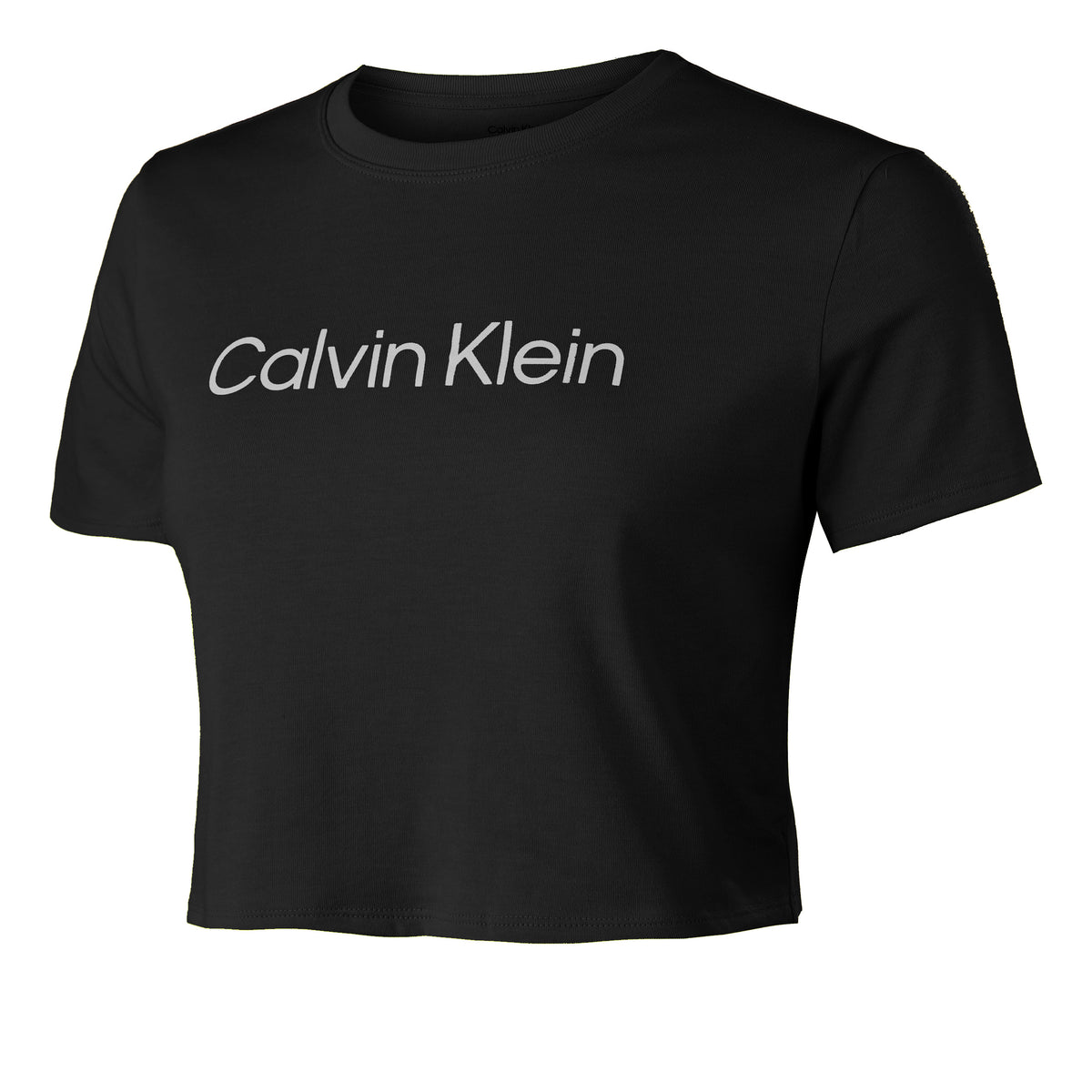 Calvin Klein Cropped Maglietta Donna - nero,