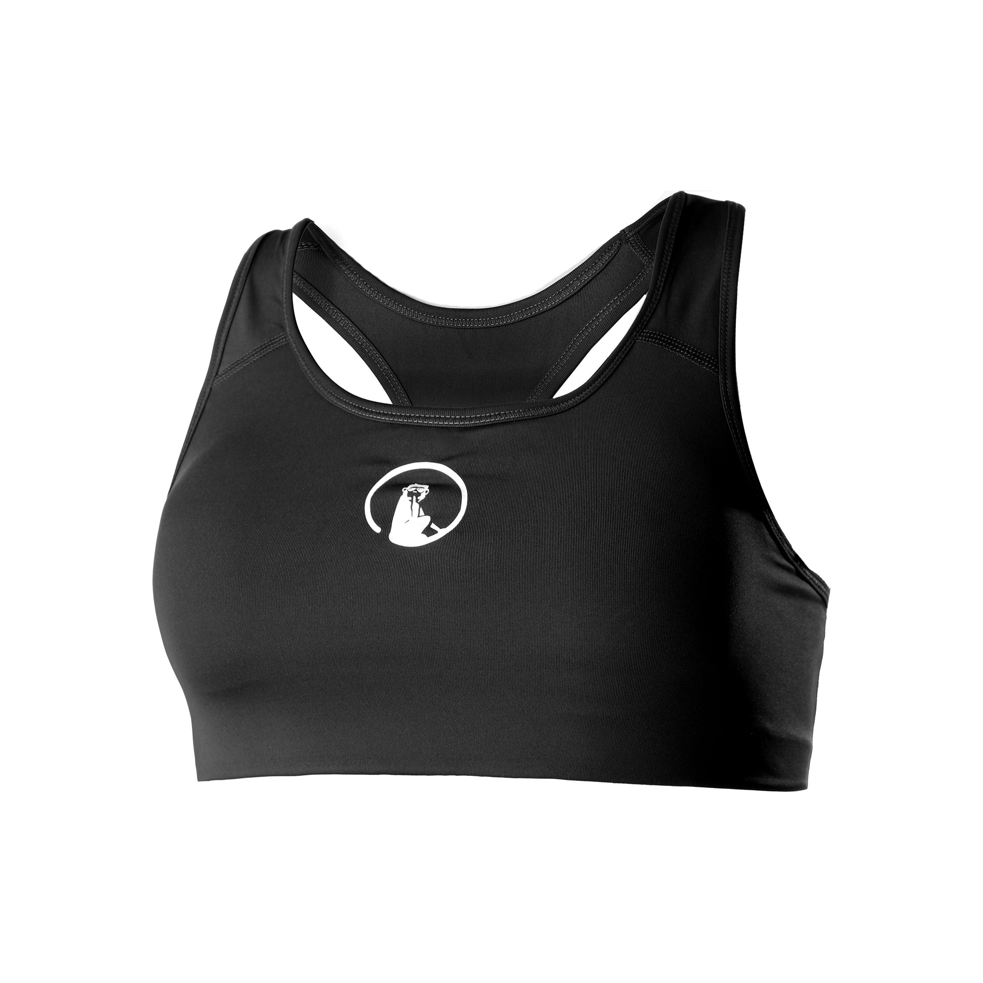 Quiet Please Love Padded Reggiseni Sportivi Donna-Nero