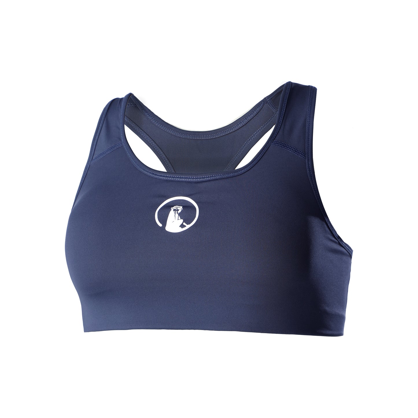 Quiet Please Love Padded Reggiseni sportivi Donna - blu scuro,