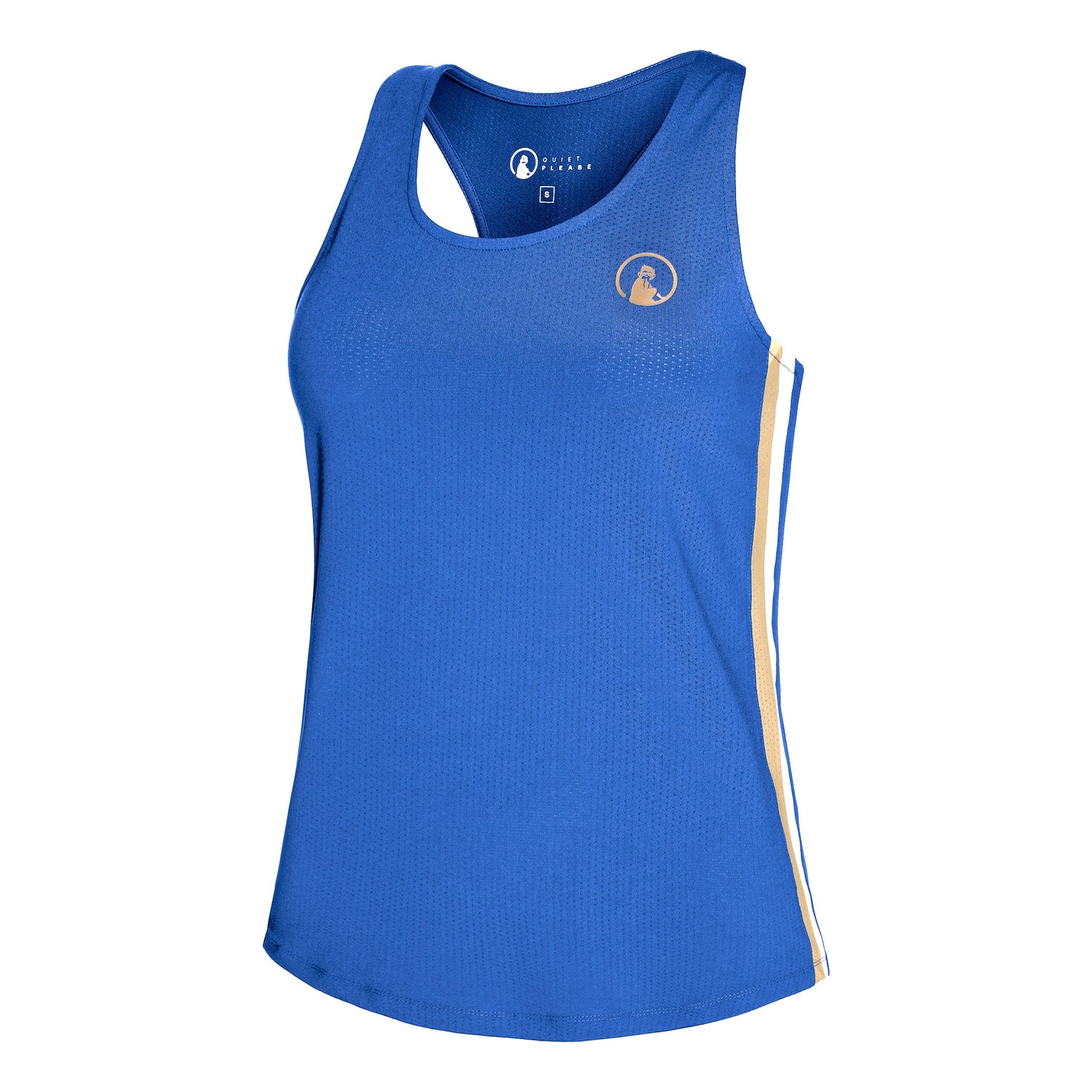 Quiet Please Retro Set Racerback Canottiera Donna - blu,