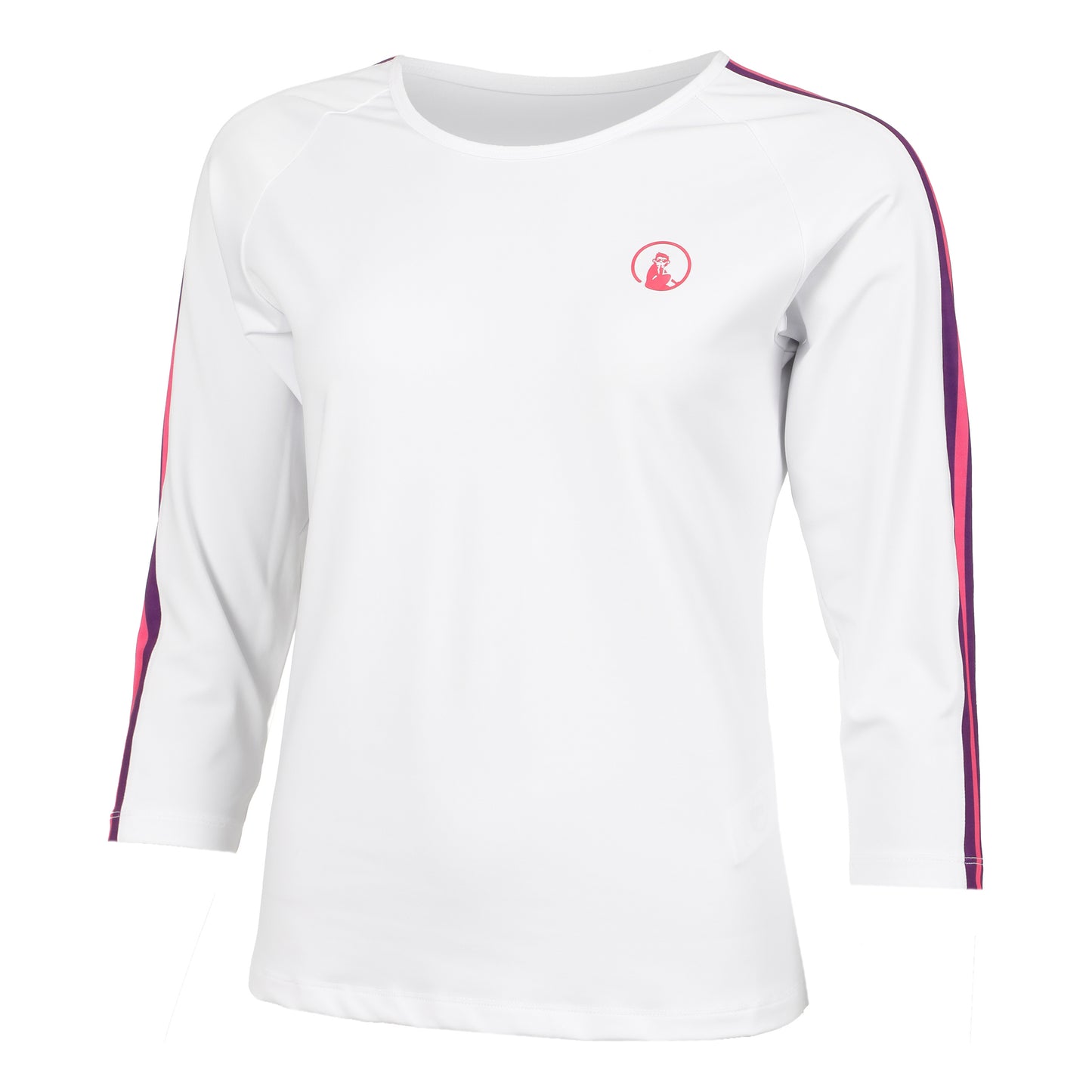 Quiet Please Mixed Manica lunga Donna - bianco, multicolore