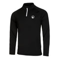 Big Serve 1/4 Zip Manica Lunga Uomini-Nero,Bianco