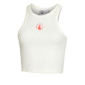 Crossroad Ribbed Canottiera Donna-Bianco