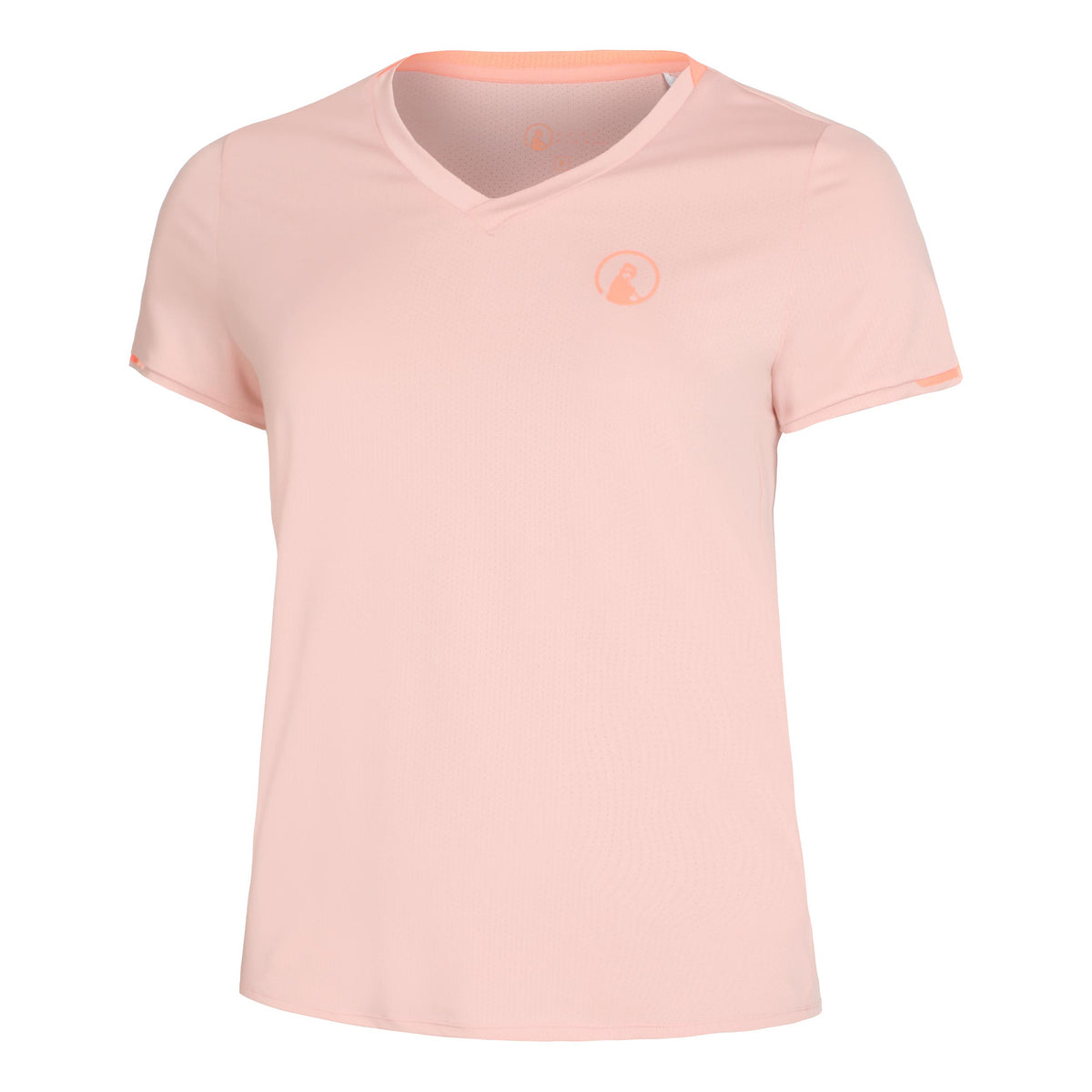 Quiet Please Retriever V-Neck Maglietta Donna - rosa antico,