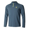 Big Serve 1/4 Zip Manica lunga Uomini - blu,